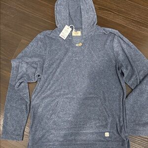 Men's Blue Hoodie by Marine Layer